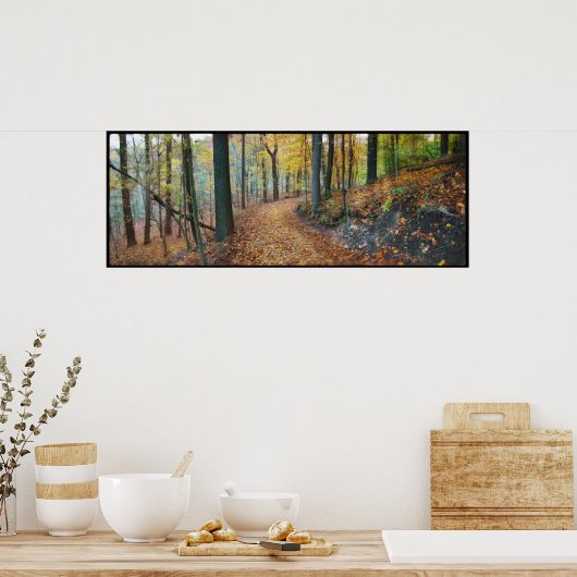 Herbstansicht, Poster (Küche)