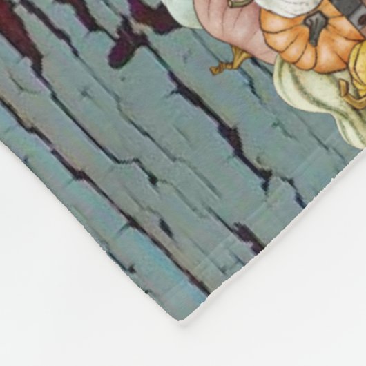 Herbstantik Rustikale Lkw & Herbstpumpen Fleecedecke (Ecke)