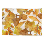 Herbstanzeigen: Design des Aquarellfarben-Erntedan Kissenbezug (Rückseite)