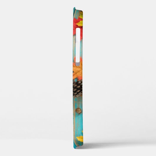 Herbstapel: Pinecone Naturrahmen. Case-Mate iPhone Hülle (Rückseite / Links)