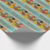 Herbstapel: Pinecone Naturrahmen. Geschenkpapier (Ecke)
