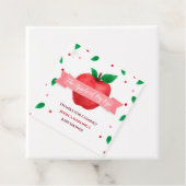 Herbstapfel meiner Babyauge-Dusche Geschenkanhänger (Beispiel)