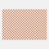 Herbstäpfel mit Karos und Streifen Geschenkpapier Set (Vorderseite 2)