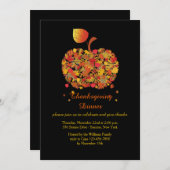 Herbstappung Einladung (Vorne/Hinten)