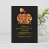 Herbstappung Einladung (Stehend Vorderseite)