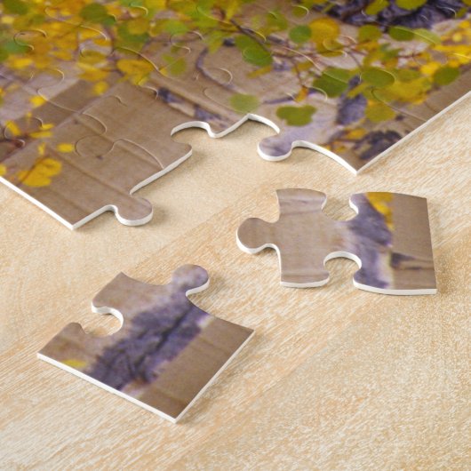 Herbstaspeln am Kebler Pass in Colorado Puzzle (Seite)