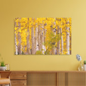 Herbstaspeln im Kebler Pass in Colorado. Leinwanddruck (Insitu (Wohnzimmer))