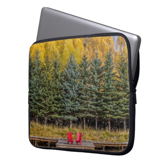 Herbstaspeln Laptopschutzhülle (Vorderseite Links)