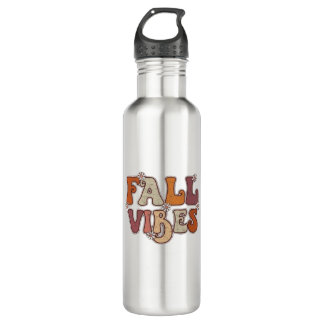 Herbstästhetische Behaglichkeit Herbst T - Shirt Edelstahlflasche