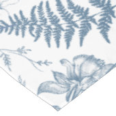 Herbstatmen Luxus Blaue Blume Nahtloses Muster Tischdecke (Schrägansicht)