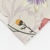 Herbstatmung Nahtlose Blume Muster Fleecedecke (Ecke)