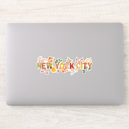 Herbstaufkleber in New York Aufkleber