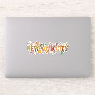 Herbstaufkleber in New York Aufkleber