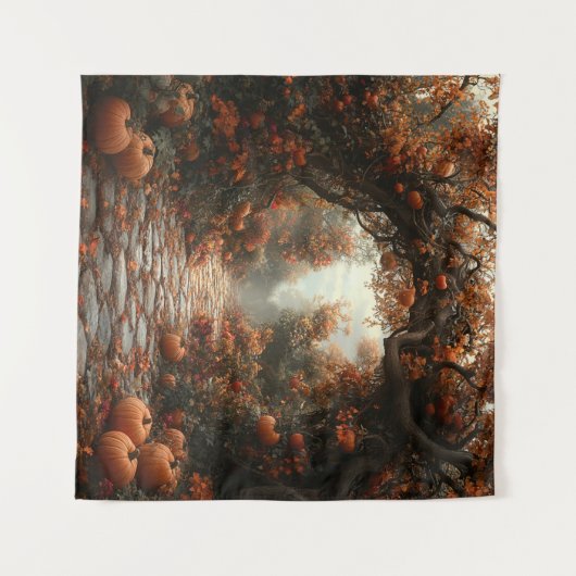 Herbstaufnahme Wandteppich (Vorderseite (Horizontal))