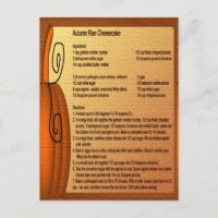 Herbstaufwärmer Käsekuchen Rezept Postkarte