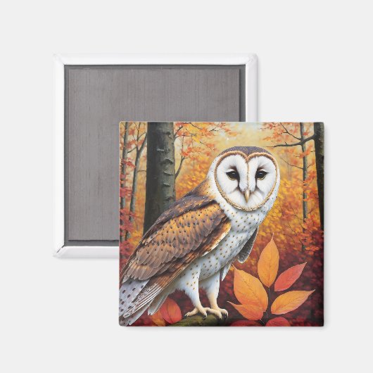 Herbstausaal Kunst Magnet (Vorderseite/Rückseite)