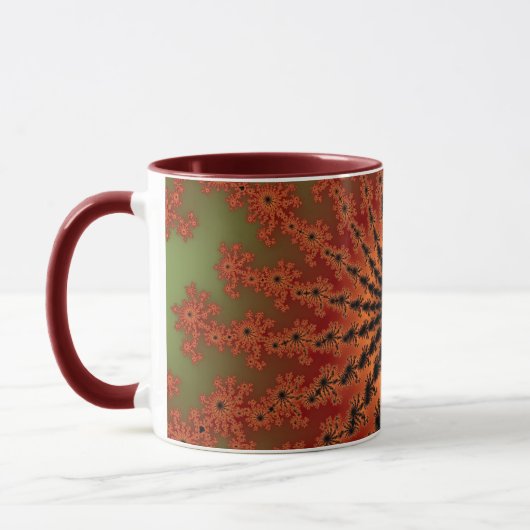 Herbstausbruch des Fraktals Tasse (Links)