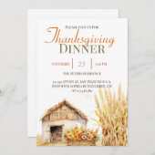 Herbstausend Erntedank Einladung (Vorne/Hinten)