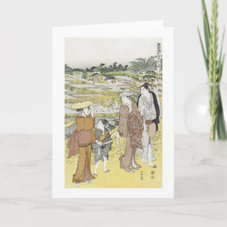 Herbstausflug, Shuncho, 1770 Karte