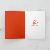 Herbstausgabe Erntedank Center Card Karte (Innenseite)