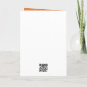 Herbstausgabe Erntedank Center Card Karte (Rückseite)