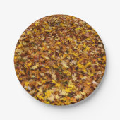 Herbstausgänge Abstrakt Pappteller (Vorderseite)