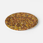 Herbstausgänge Abstrakt Pappteller (Schrägansicht)