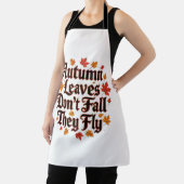 Herbstausgänge fallen nicht, sie fliegen schürze (InSitu)