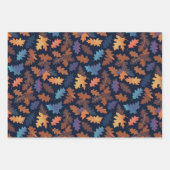 Herbstausgänge Herbstsaison Natur Gemustert Hübsch Geschenkpapier Set (Vorderseite 3)