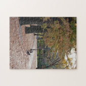 Herbstausgänge im New York City Central Park NYC Puzzle (Horizontal)