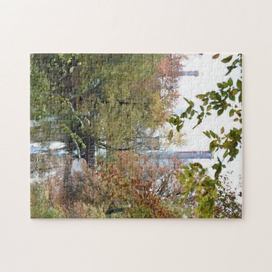 Herbstausgänge im New York City Central Park NYC Puzzle (Horizontal)