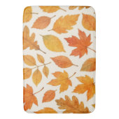 Herbstausgänge in der Weißen Herbstsaison Badematte (Vorderseite Vertikal)