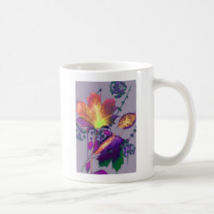 Herbstausgänge in Lilac Kaffeetasse