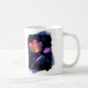 Herbstausgänge in Neon und Blau Kaffeetasse