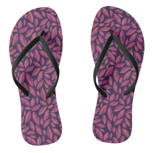 Herbstausgänge Lila Badesandalen