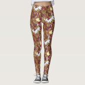 Herbstausgänge mit Sonnenbrand Leggings (Vorderseite)