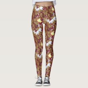 Herbstausgänge mit Sonnenbrand Leggings
