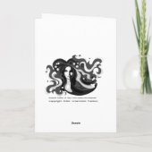 Herbstausgänge müssen Grußkarte fallen Karte (Rückseite)