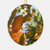 Herbstausgänge Riverside Park New York City Herbst Keramikornament (Links)