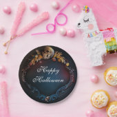 Herbstausgänge und Herbstfallen-Halloween-Party Pappteller (Party)