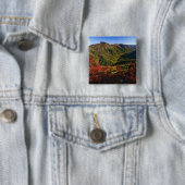 Herbstaussicht der Linville Schlucht oft als die Button (Beispiel)