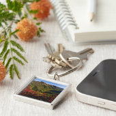 Herbstaussicht der Linville Schlucht oft als die Schlüsselanhänger (Seite)