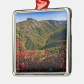 Herbstaussicht der Linville Schlucht oft als die Silbernes Ornament (Links)