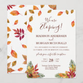 Herbstaussiedlung Empfang Einladung (Vorne/Hinten)