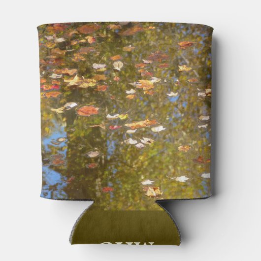 Herbstausstiege und Streams-Reflektion bei Greenbe Dosenkühler (Rückseite)