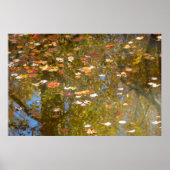 Herbstausstiege und Streams-Reflektion bei Greenbe Poster (Vorne)
