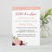 Herbstbaby Dusche Einladung (Stehend Vorderseite)