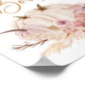 HerbstBaby ShowGuest Book Sign Poster (Ecke)