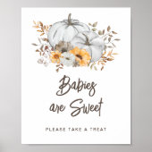 Herbstbabys sind süß Poster (Vorne)
