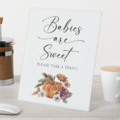 Herbstbabys sind süß sockelschild (In Situ)